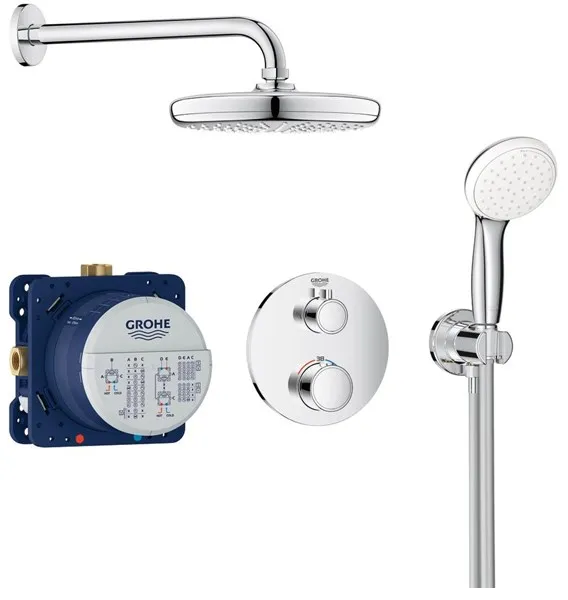 Grohe Grohtherm sprchová sada s Tempesta 210, chrom
