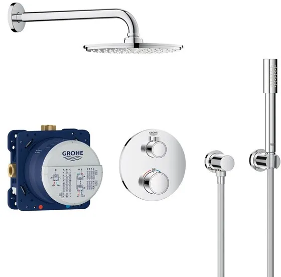 Grohe Grohtherm sprchová sada s Rainshower Cosmopolitan 210, chrom
