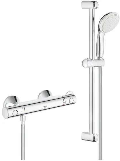 Grohe Tempesta II sprchová sada včetně Grohtherm 800 sprchové baterie, chrom