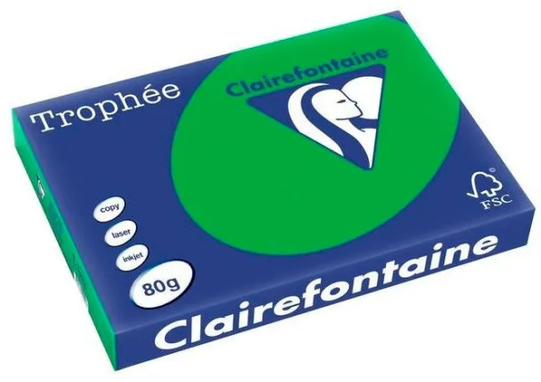 Q-connect Trophee kopírovací papír A3 80g silně zelený 500 listů