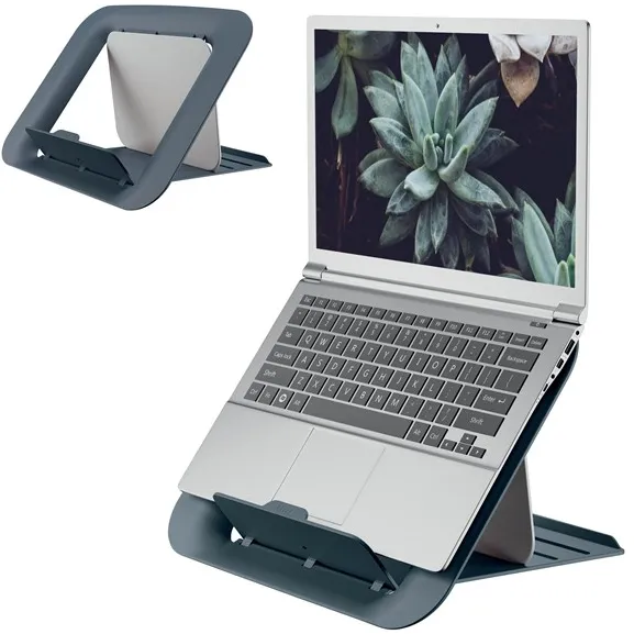 Leitz Ergo Cosy nastavitelný stojan na notebook, 80% recyklovaný plast sametově šedá
