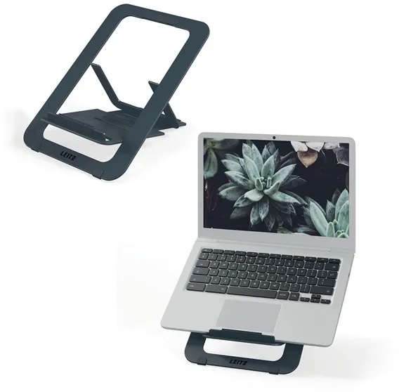 Leitz Ergo hliníkový ultratenký nastavitelný stojan na notebook