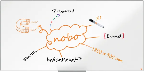 Nobo Impression Pro smaltovaný whiteboard 180x90cm bílý